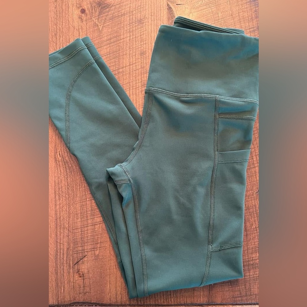 ZIYA High-Rise Pocket Leggings in Green